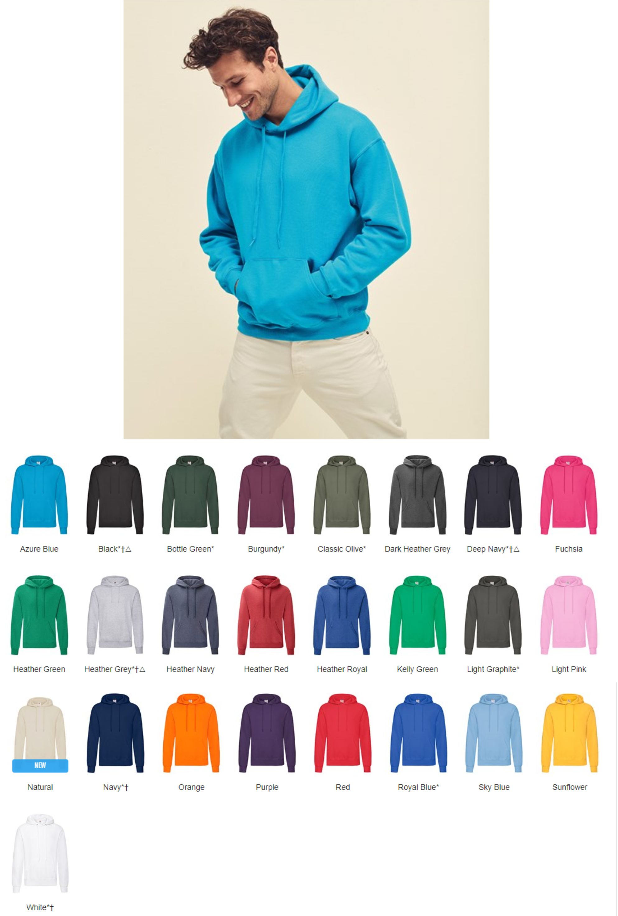 Fruit of the Loom SS26 Classic Hood Top